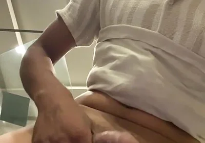 Top in Tha Washroom with Handjob