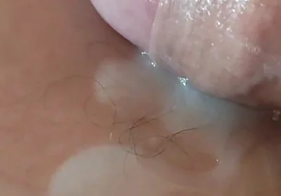 Super Slow Motion in Massive Male Orgasm.