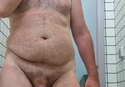 All Naked in Bathroom