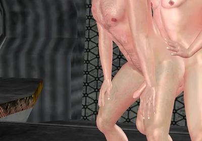 Animated 3D Gay Cartoon Porn - Man Fisting Ass Then Standing Fuck in Space Station