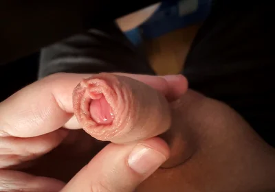 Play with My Little Cock and the Long Foreskin (slow Motion)