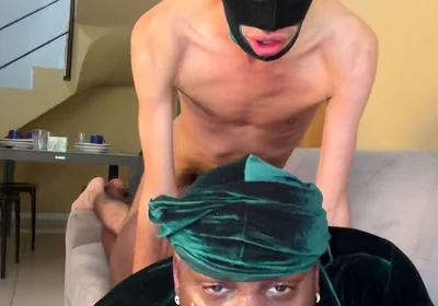 Big Black Dick American Zaddy Flip Fucks with Young Hung Brazilian Twink