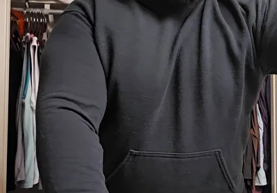 Thick Bearded Stepdaddy Blows Load Through Pajama Pants