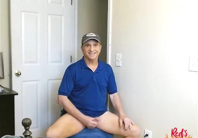 Solo Redhead Big Dick Stroke