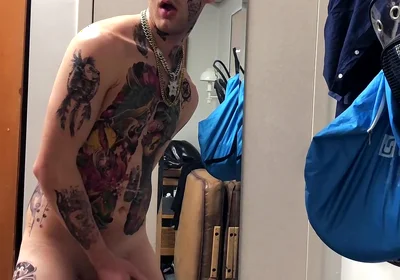 Tatted Twink Masturbation Solo