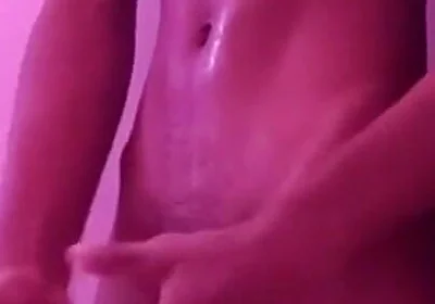 Risky BBC in Neighbor’s Bathroom - Covered in Lube & Spit Intense Stroking