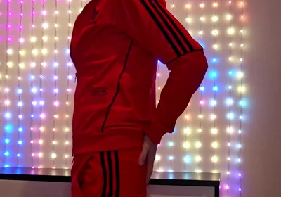 Red Adidas Tracksuit