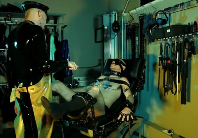 Latex Bondage Session with Master Aion Payne & Ian Echo - Part Two
