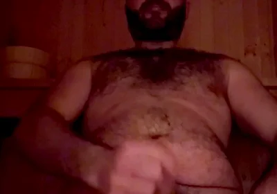 The House I’m Staying in Has a Sauna! Couldn’t Help Myself and Have a Massive Wank in It!