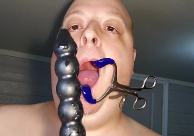 Mouth Spreader Deepthroat 3 Huge King Cock Dildo