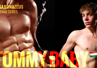 Blond Hungarian Muscular Twink Got Edged Ending with Huge Cumshot