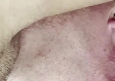 Foot Fetish, Slave Sucks Toes and Eats Cum, Slaps, Cums in Mouth Twice