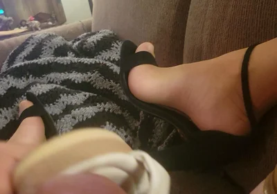 Fucking Girlfriend's Shoes in Nylons and Brittany's Heels
