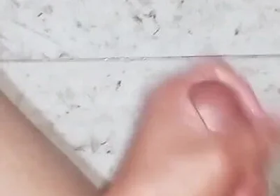 A Passionate POV Handjob with a Pleasurable Vibe in the Bathroom