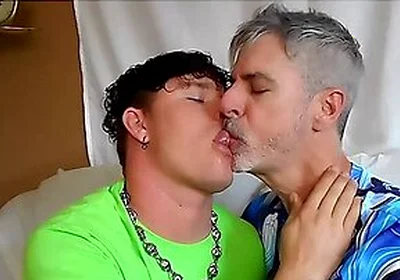 Richard Lennox And Leo Blue Share An Intense Stepdaddy Boy Makeout Session