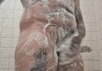 Thugged Out Mexican Jacking off in Showers