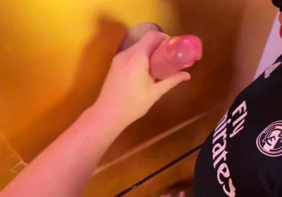 Xl Cock Double Blowjob at the Gloryhole