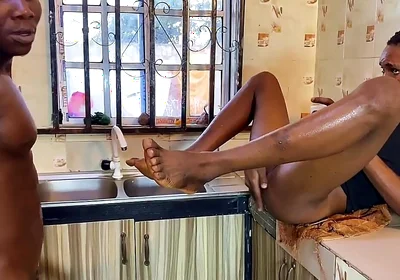 Inside the Kitchen Fucking