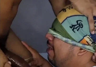 A Guy with a Huge Black Cock Fucks My Mouth