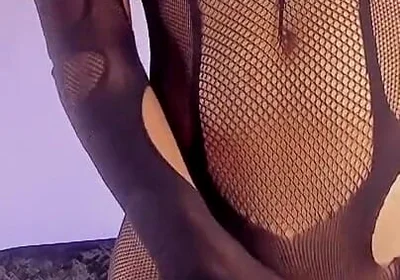 Femboy Ken Dresses up as a Whore and Plays Only with His Verca in Tights