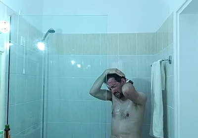 Masturbating Alone in the Shower, Almost Caught Masturbatin