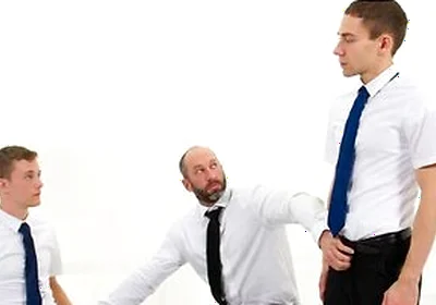 Kinky Priest Tests Aaron Allens Self Control By Sucking Hard Cock In Front Of Him