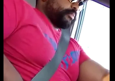 Stepdaddy Drives You While Massaging His Cock