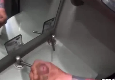 Masturbating Inside the Bus Bathroom