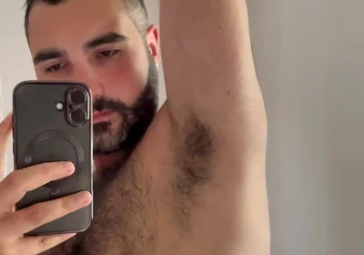 Giving a Sniff to My Hairy Pits After the Gym