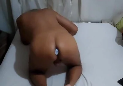 Ladysilva Showing off in the Live Chat Naked with a Dildo Stuck in Her Hot Ass