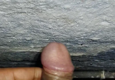 Penish Massage with My Hand in Bathroom