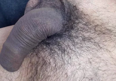Soft Black Cock Close up