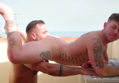 Sir Peter And Andrew Delta In Cant Help But Notice The Oversized Bulge On Hung Beach Goer