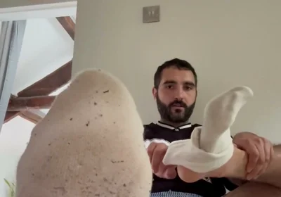 Sniffing My Overused Socks After the Gym!