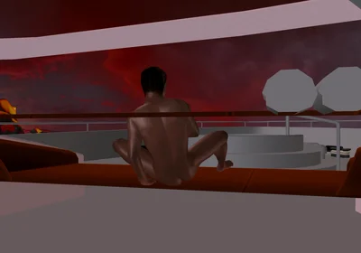 Animated 3D Gay Porn - Solo Black Man Inserting Toy in Ass Then Torch Masturbation