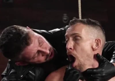Leather master cock sucking