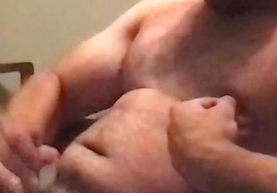 Squirting Cum on Myself