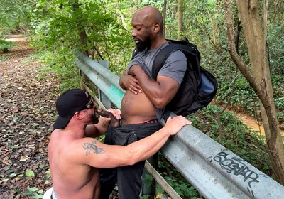 Big Black Hung Stud Fucks Young Asian Hole and White Muscle Jock Into Submission