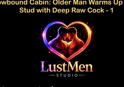 English Audio Gay Sex Story - Snowbound Cabin Older Man Warms up Young Stud with Deep Raw Cock - Part 1