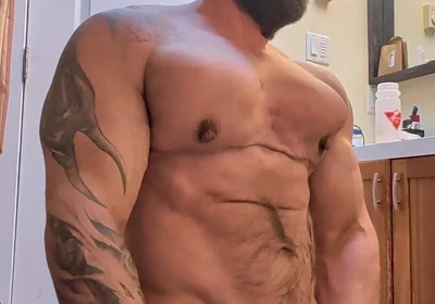 Siliconed Cock Masturbation