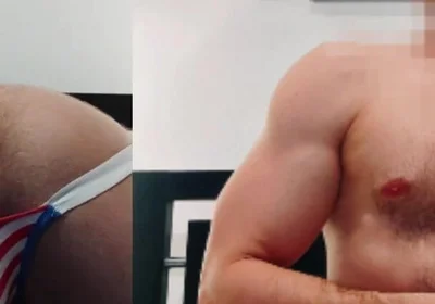 This Muscular Passive Is Open on His Legs Waiting for You...