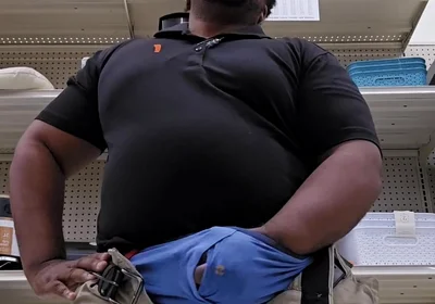 Thick Stepdaddy Cums in Public Store