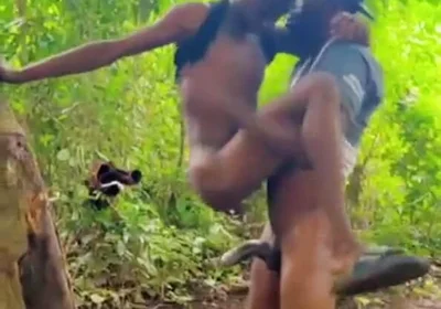 Caught My Step Brother Fucking My Lil Brother Inside Bush