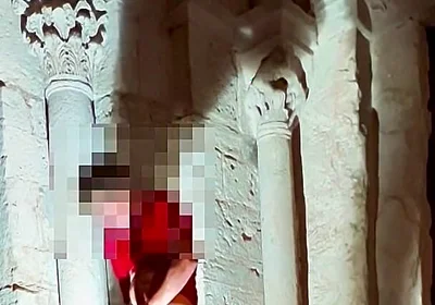 Excessive Cumshot in a Super Risky Place