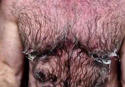 Hairy Muscle Bear Cools Down