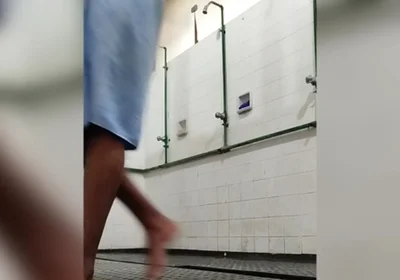 Taking a Shower at the Club