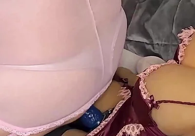 Single Angle Camera Pegging Daddy for the First Time