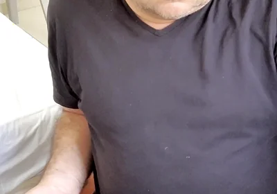 Playing with My Ultra Sensitive Cock as I Watch Next Door Neighbour, Hoping She Catches Me in the Act