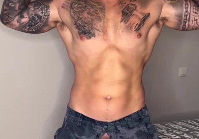 Military Huge Cumshot with No Hands
