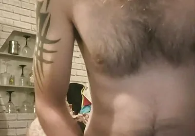 Wanking My Big Hard Dick and Smoking a Cigarette